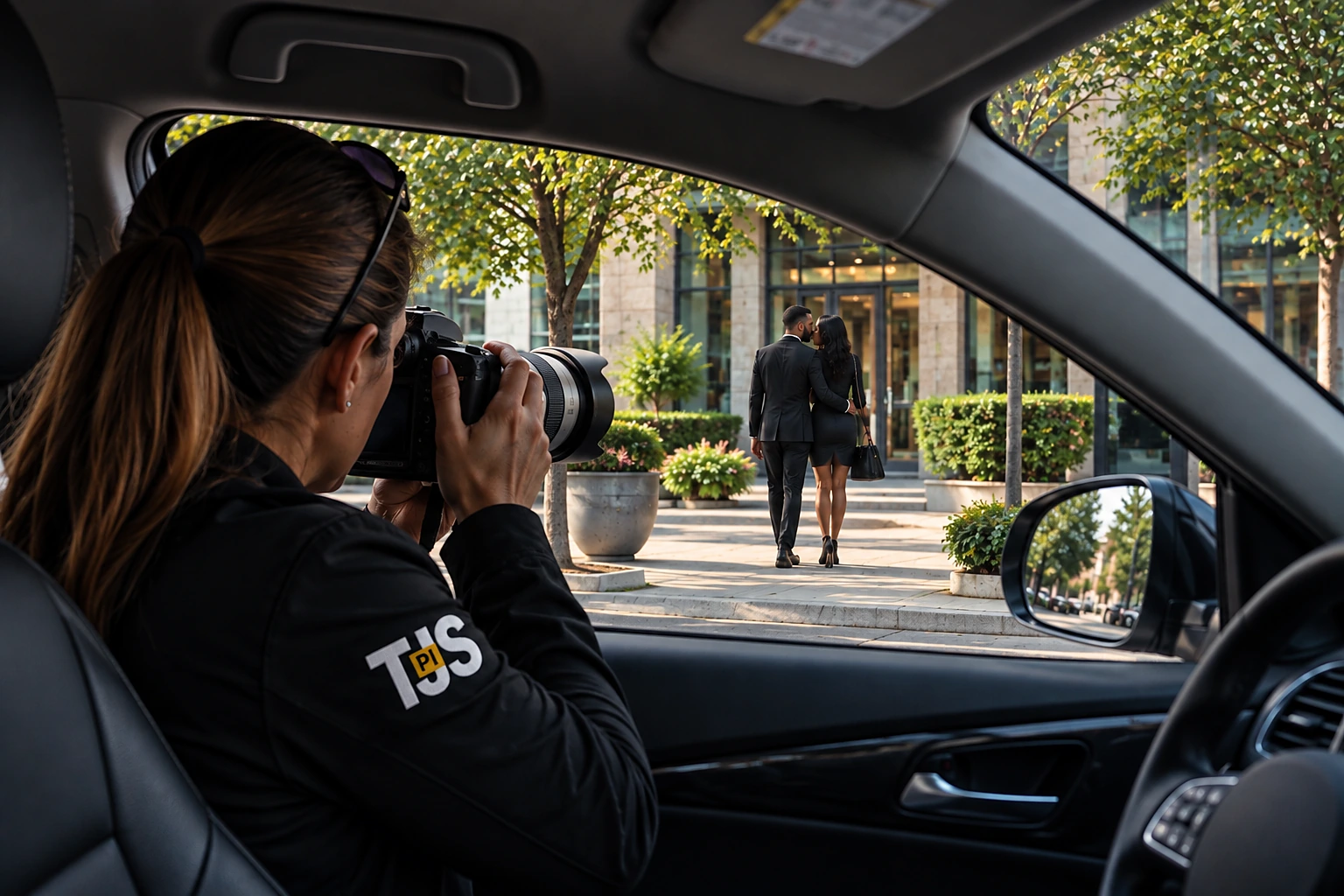 Investigator conducting discreet residential surveillance in Cypress, Texas